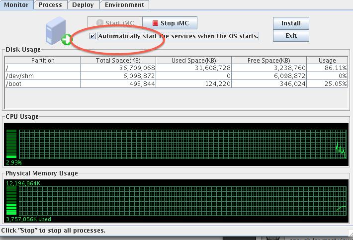 hp imc mysql database server requirements